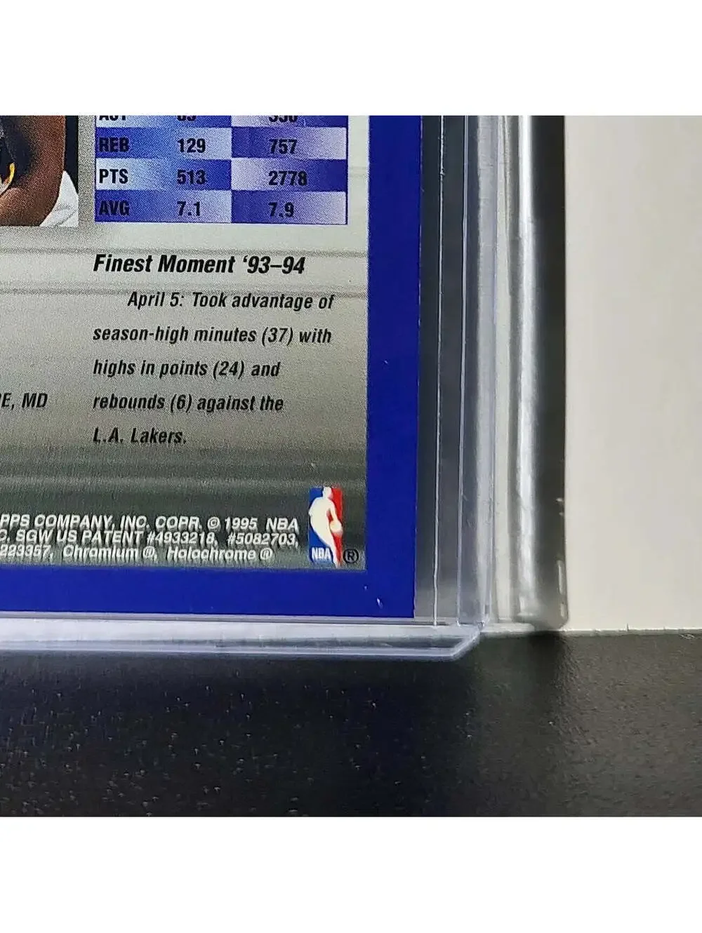 Duane Ferrell 1994-95 Topps Finest #301 Basketball Card